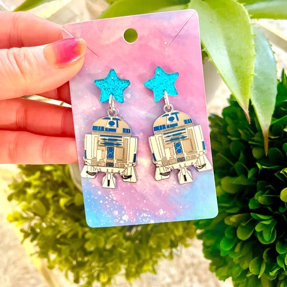 R2-D2 Dangle Earrings - Picture 8 of 8